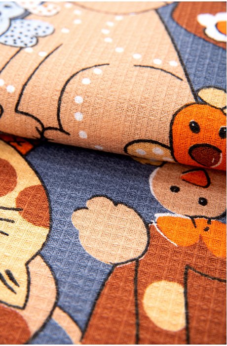 Простыня вафельная 150x200 Happy Fox Home