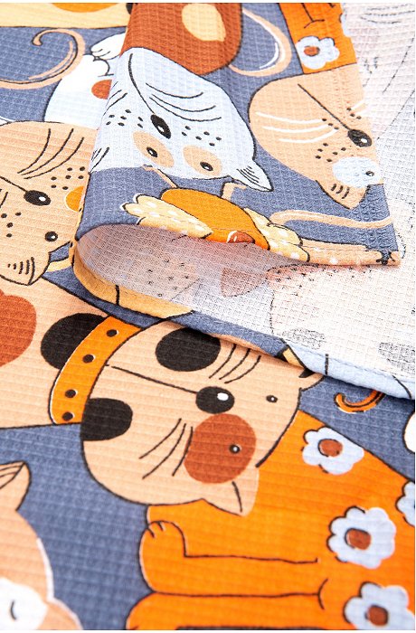 Простыня вафельная 150x200 Happy Fox Home
