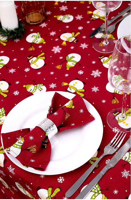Скатерть из рогожки Happy Fox Home