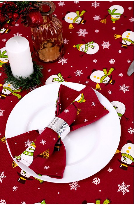 Скатерть из рогожки Happy Fox Home
