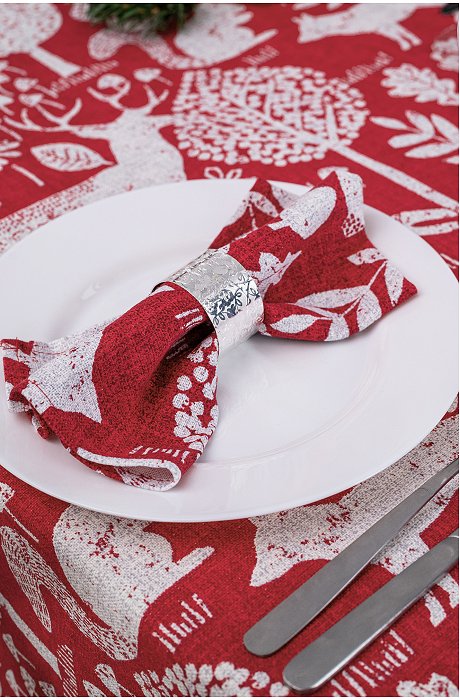 Скатерть из рогожки Happy Fox Home