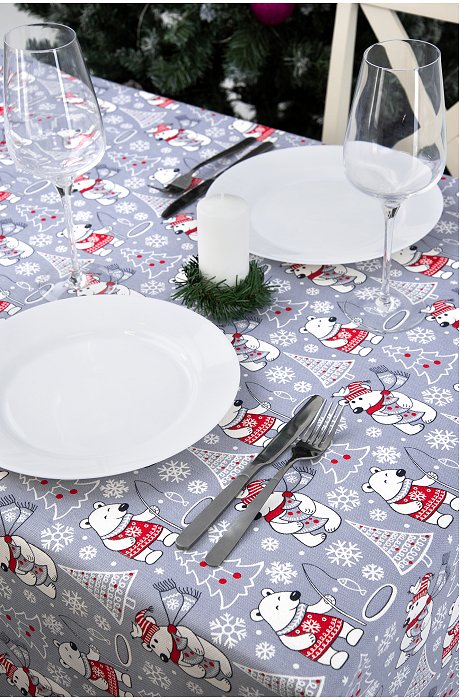 Скатерть из рогожки Happy Fox Home