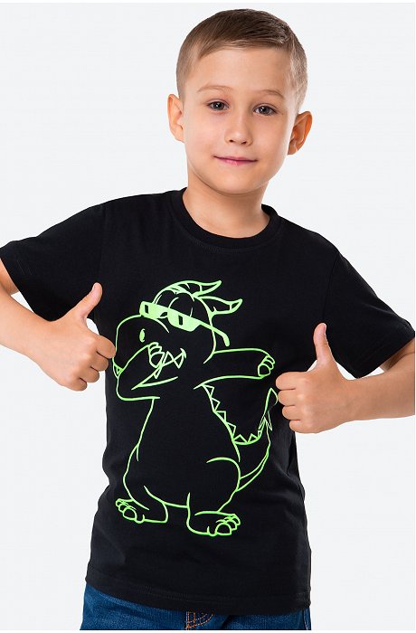 Детская хлопковая футболка Happy Fox