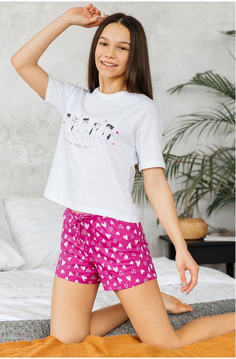 Пижама для девочки Happy Fox