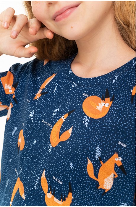 Пижама для девочки Happy Fox