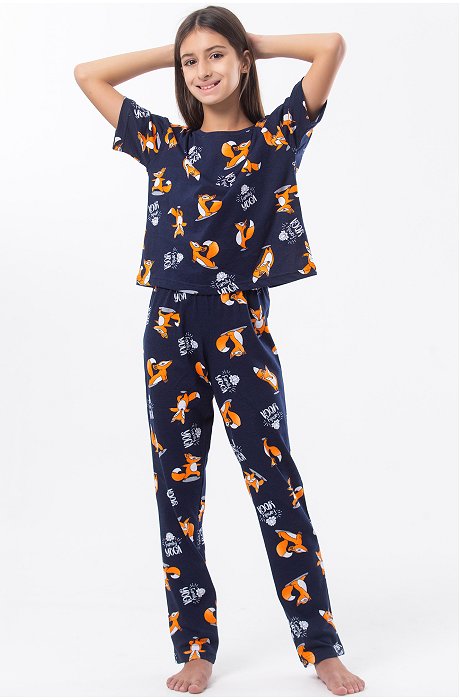 Пижама для девочки Happy Fox