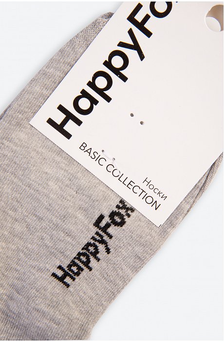 Однотонные укороченные носки Happy Fox