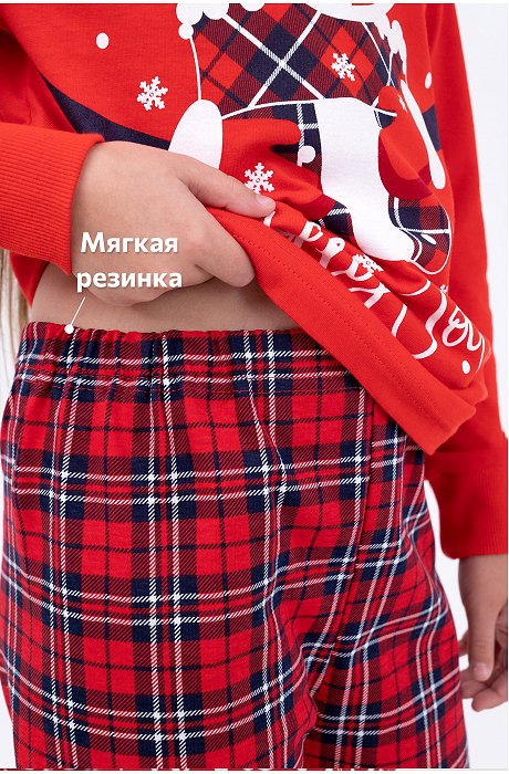 Детская новогодняя пижама Happy Fox