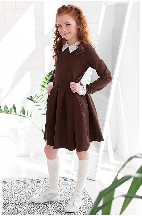 Платье для девочки из футера Looklie