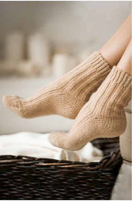 Женские шерстяные носки Бабушкины носки