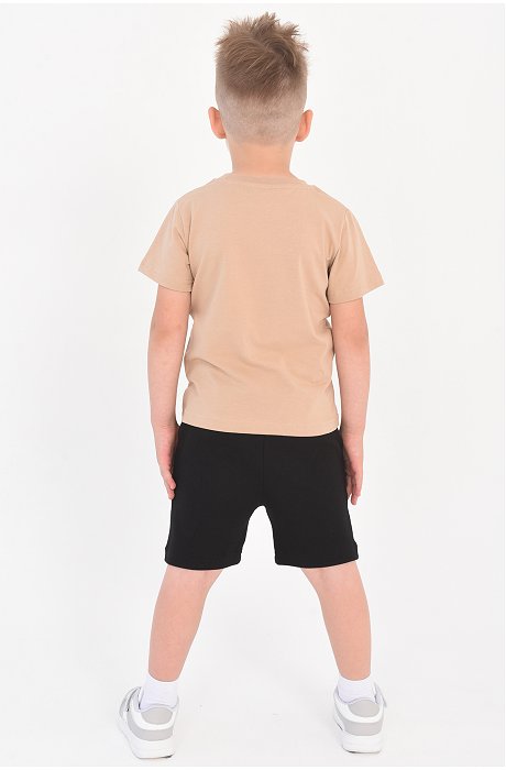 Хлопковые шорты из интерлока для мальчика Takro