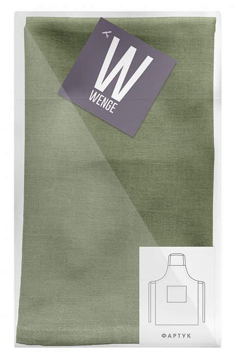 Фартук из рогожки Wenge