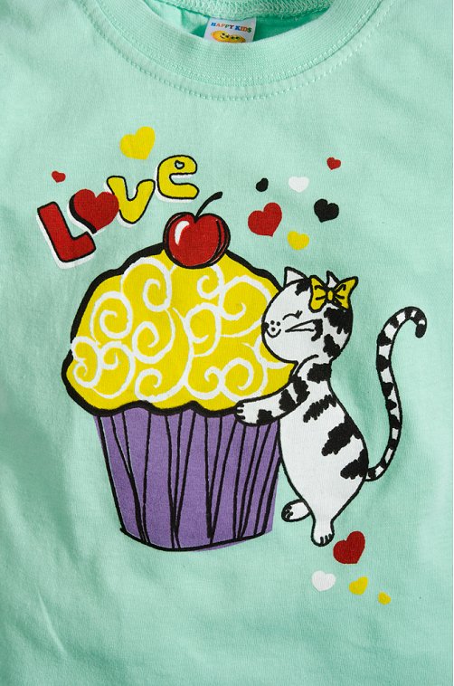 Футболка для девочки Happy Kids