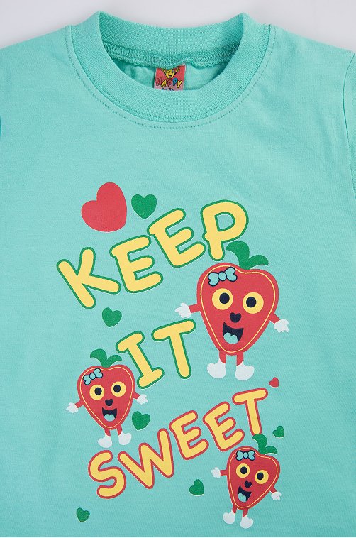 Футболка для девочки Happy Kids