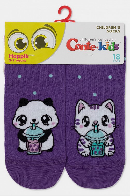 Носки для девочки из хлопка Conte-kids
