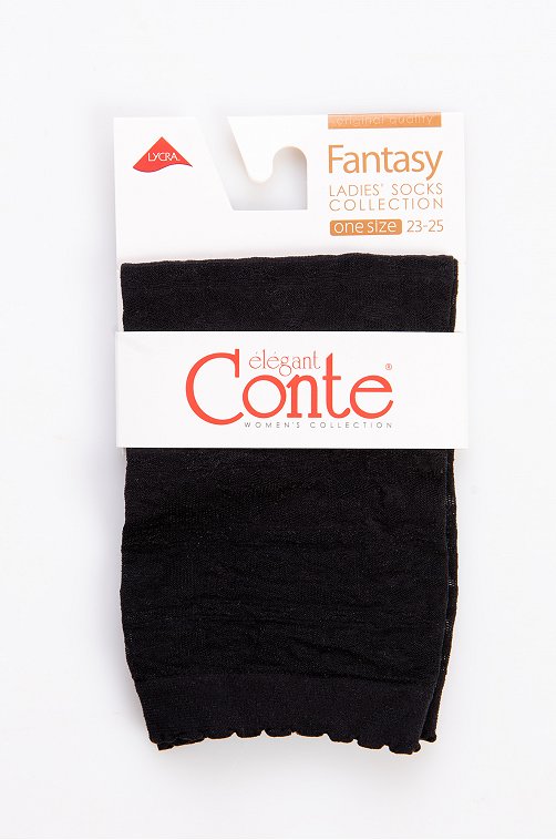 Тонкие женские носки с ажурным рисунком Conte Elegant