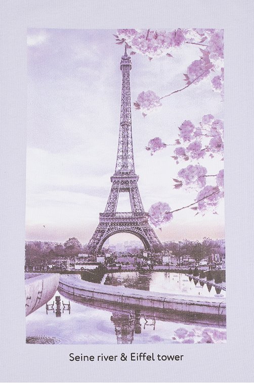 Футболка для девочки Апрель