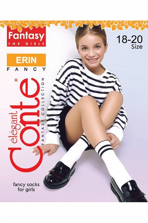 Плотные эластичные носки для девочки Conte Elegant