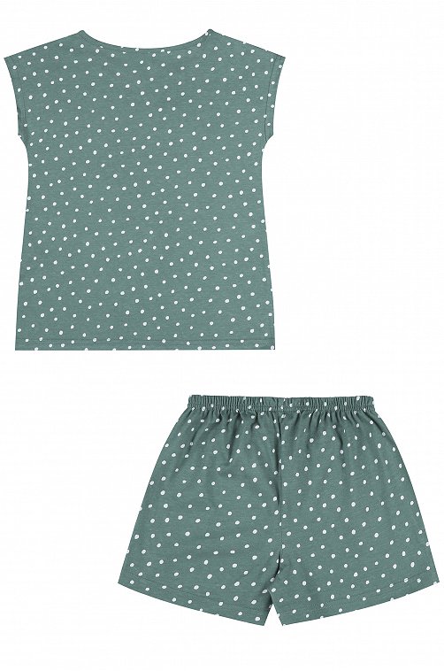 Хлопковая пижама для девочки Апрель