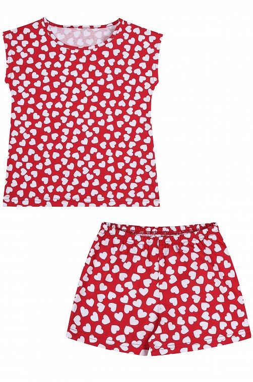 Хлопковая пижама для девочки Апрель