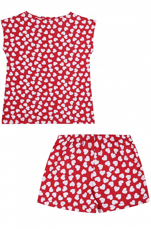 Хлопковая пижама для девочки Апрель