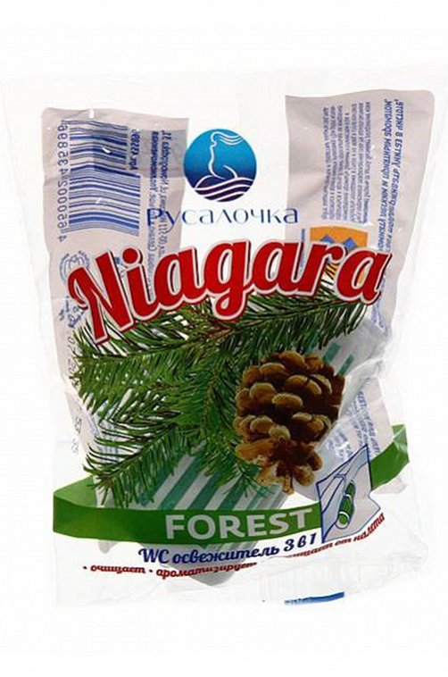Освежитель для унитаза NIAGARA в гибкой подвеске forest Русалочка