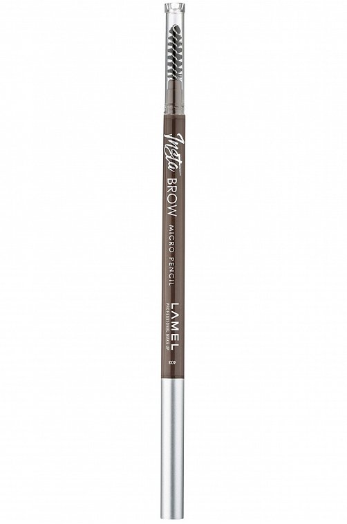 Карандаш для бровей INSTA Micro Brow Pencil т.403 ash brown 0,12 г LAMEL Professional