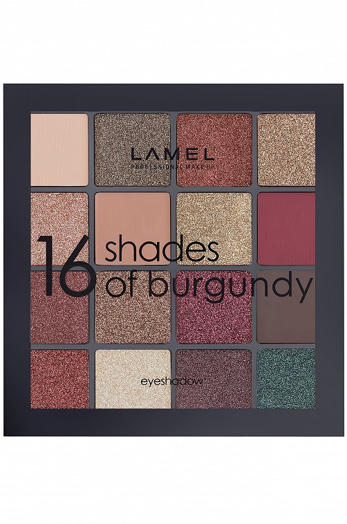 Тени для век Shades of Burgundy т.16-2 16 г LAMEL Professional