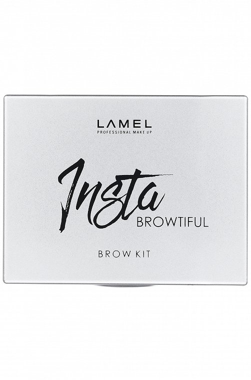 Набор для бровей INSTA Browtiful Kit т.401 warm 8 г LAMEL Professional