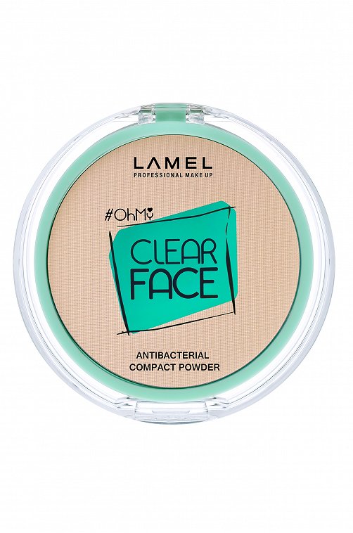 Пудра для лица Oh My Clear Face Powder т.404 6 г LAMEL Professional