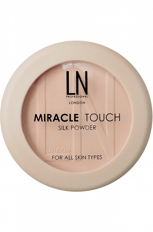 Пудра для лица компактная Miracle Touch т.202 medium beige 12 г LN Professional