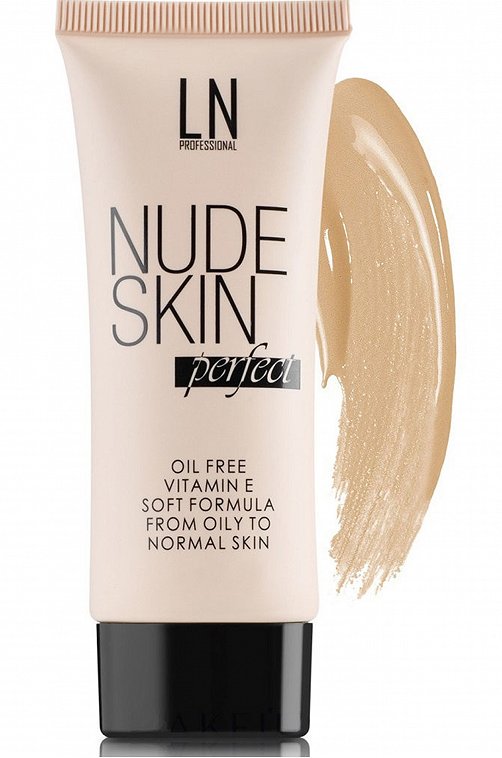 Крем тональный для лица кремовый Foundation Nude Skin Perfect т.01 vanilla 30 мл LN Professional