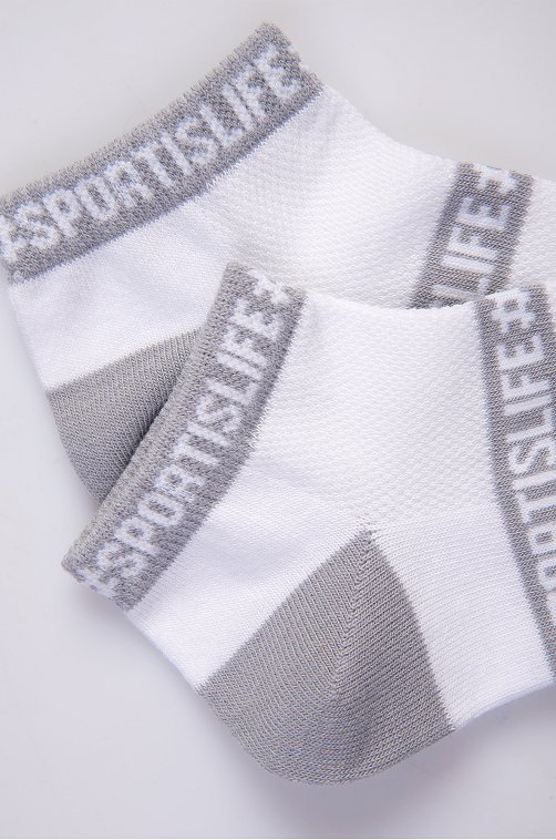 Укороченные спортивные носки с компрессионной вставкой Борисоглебский Трикотаж