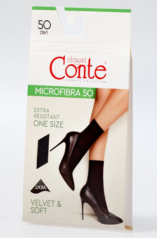 Женские носки 50 Microfibra Conte Elegant