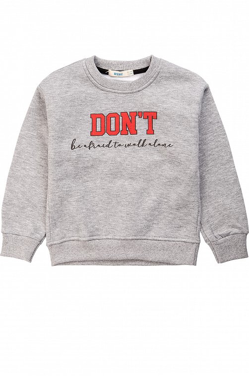 Утепленный джемпер для мальчика Wewe