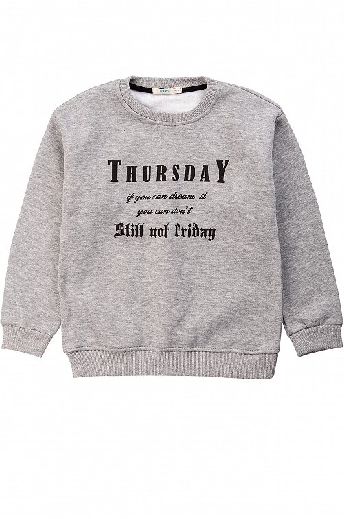 Утепленный джемпер для мальчика Wewe