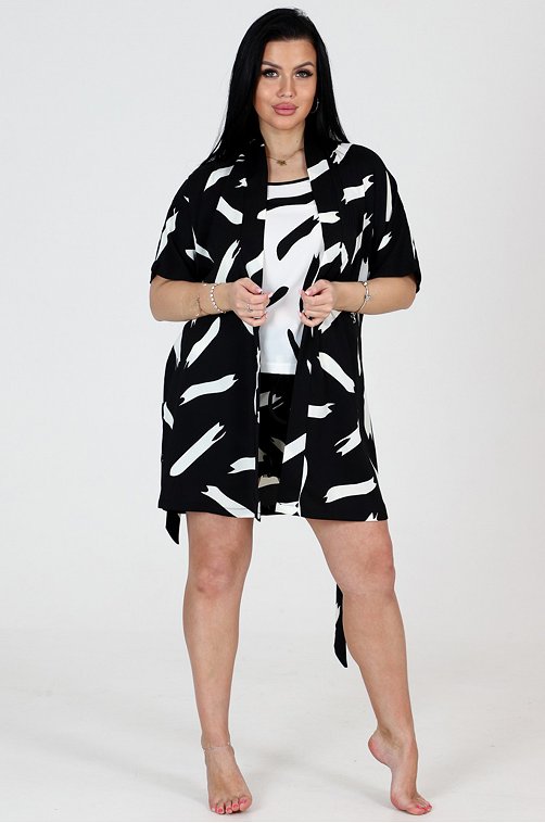 Женский пеньюар с пижамой А-Дина Текс