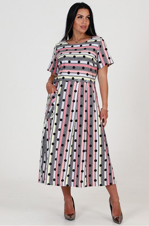 Женское летнее хлопковое платье А-Дина Текс