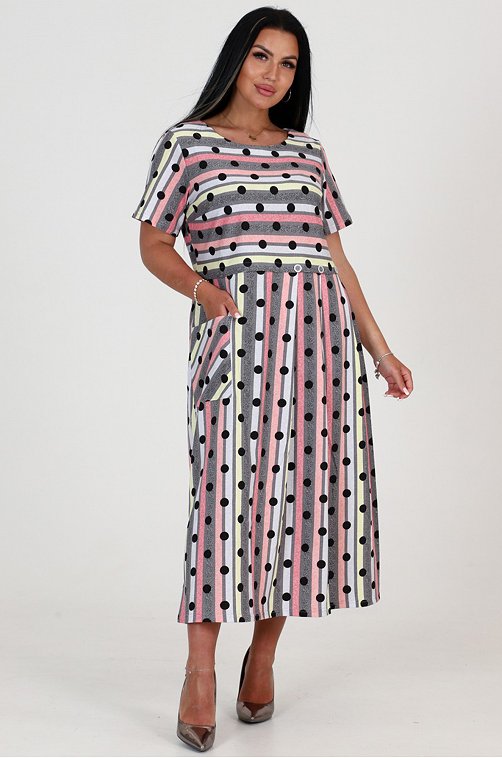 Женское летнее хлопковое платье А-Дина Текс