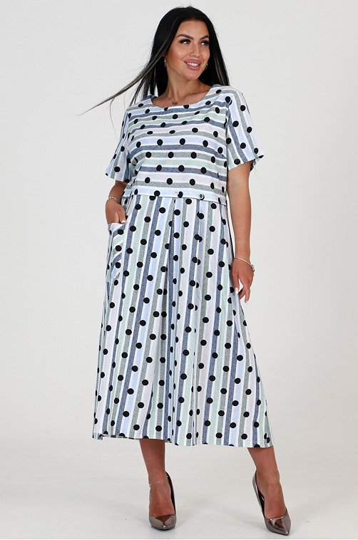 Женское летнее хлопковое платье А-Дина Текс