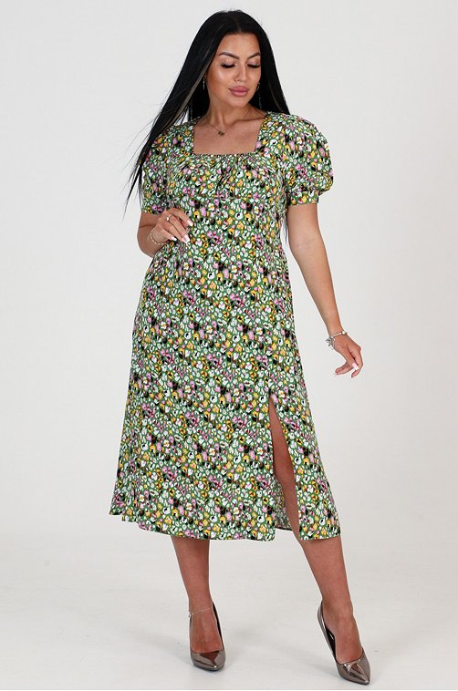 Женское летнее платье из штапеля А-Дина Текс