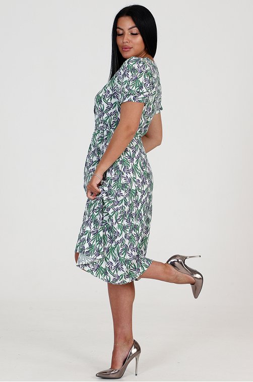 Женское летнее хлопковое платье из штапеля А-Дина Текс