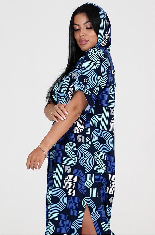 Женское летнее хлопковое платье больших размеров А-Дина Текс