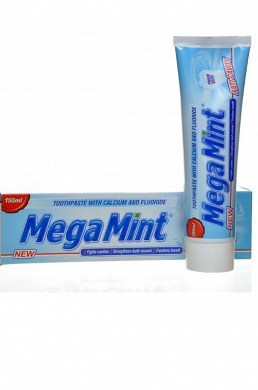 Зубная паста Mega Mint против кариеса 150 мл Aquarelle