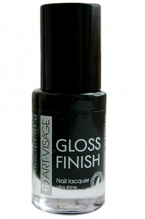 Лак для ногтей Gloss Finish т.123 черная пантера 8,5 мл Art-Visage