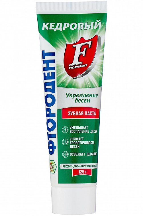 Зубная паста Фтородент Кедровый 125 г Фтородент