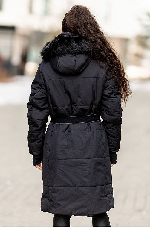 Утепленное стеганное зимнее пальто для девочки Batik