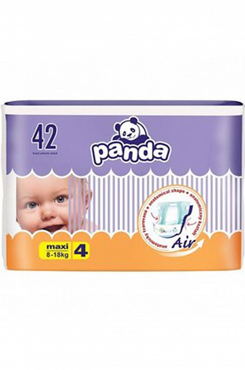 Подгузники для детей Maxi 8-18 кг 42 шт Panda