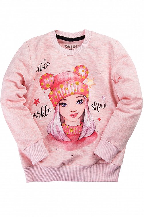 Лонгслив для девочки Boinc