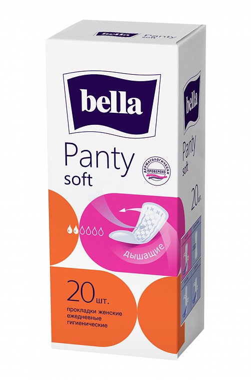 Женские ежедневные прокладки bella panty soft 20 шт. Bella